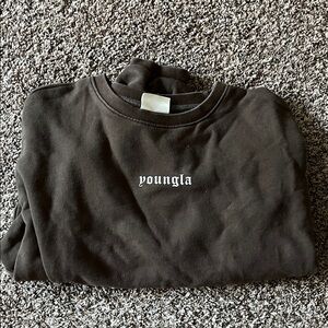 YoungLA Brown Crew Neck Sweater